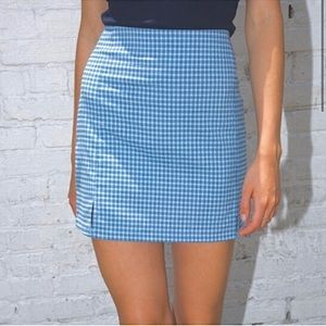 New! Brandy Melville Ocean Blue Cara Skirt